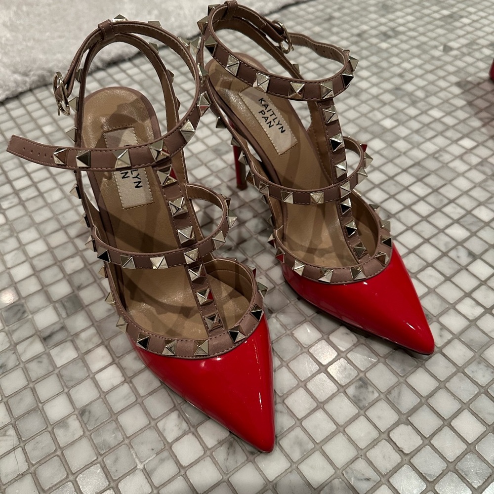 Kaitlyn Pan Rockstud Heels